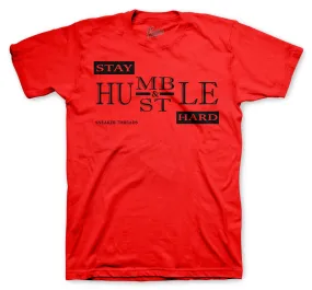 Retro 5 Raging Bull Shirt - Humble - Red