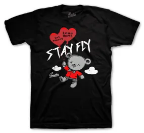 Retro 5 Raging Bull Shirt - Money Over Love - Black