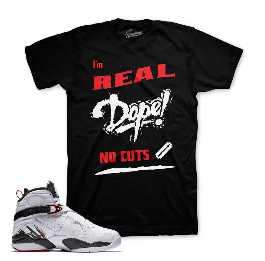 Retro 8 Alternate Shirt - No Cuts - Black