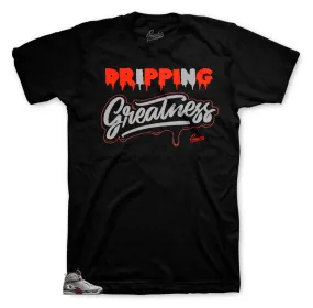 Retro 8 Reflective Shirt - Dripping Greatness - Black