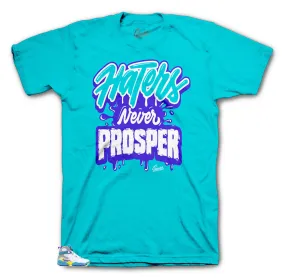 Retro 8 White Aqua Shirt - Prosper - Teal