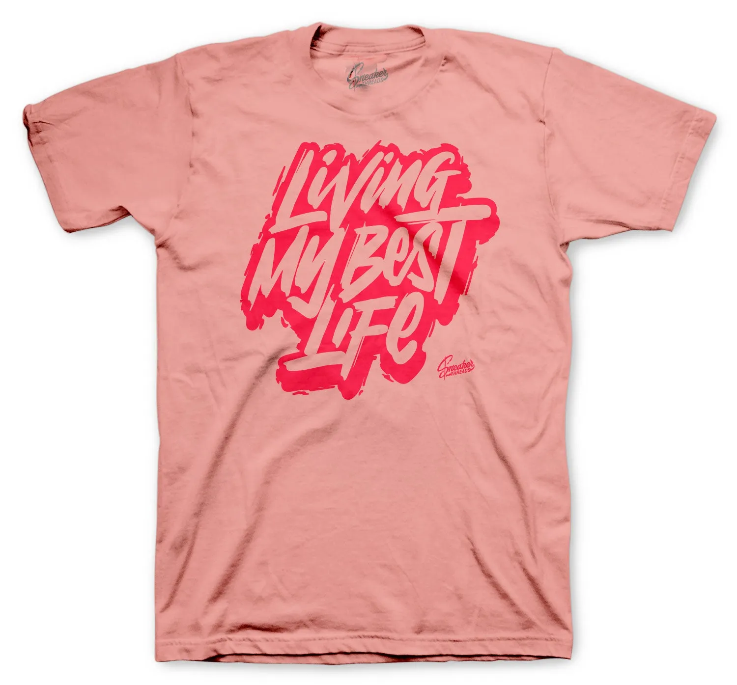 Retro Rust Pink Shirt -Living Life -Pink