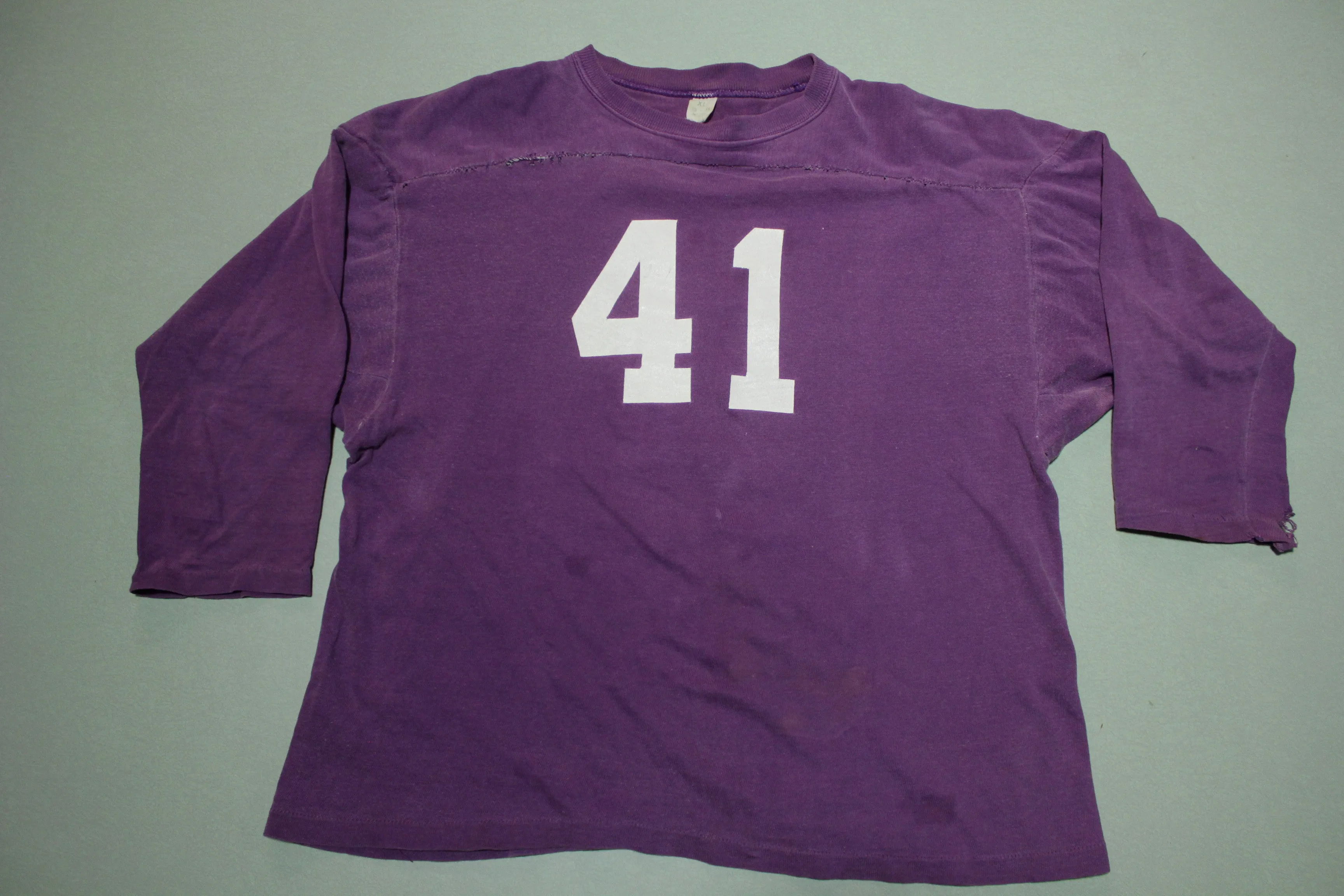 Russell Athletic WPL 7232 Vintage 70's Purple Machine #41 Football Jersey T-Shirt