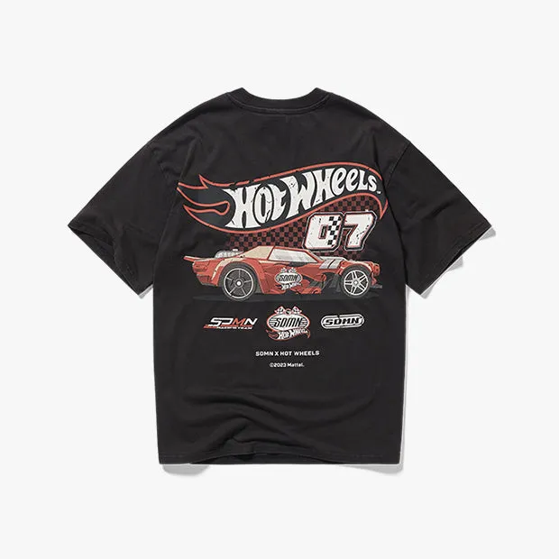 SDMN x Hot Wheels Washed T-Shirt [Vintage Black]