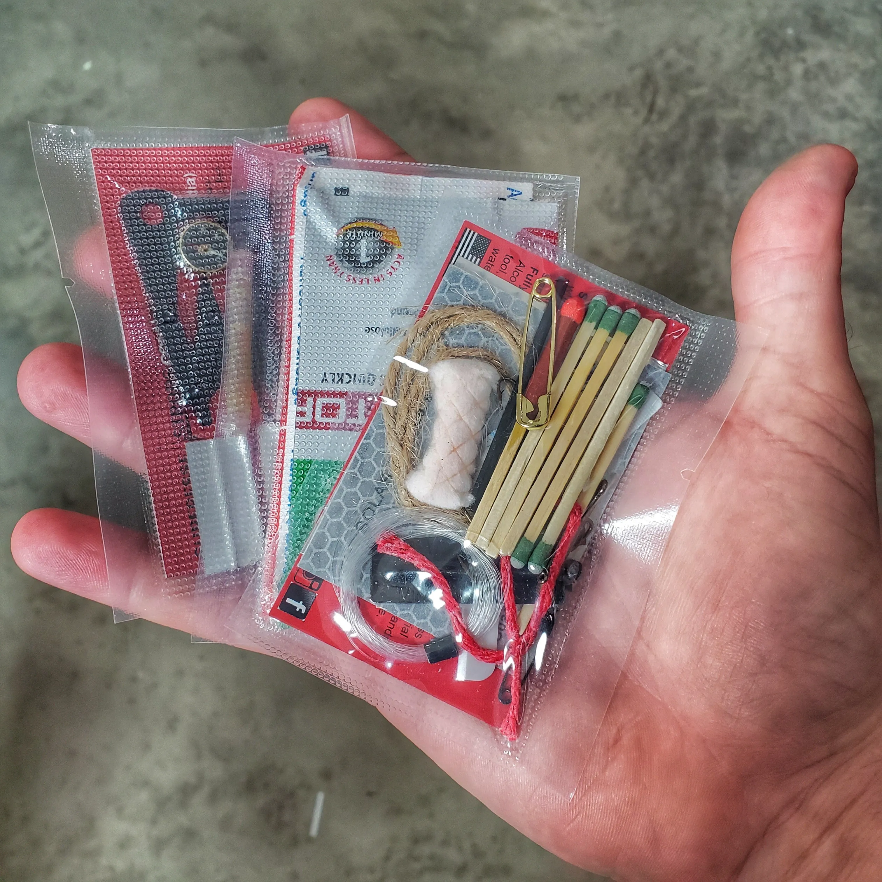 Shim Card of the Month - Wallet Size Vacuum Sealed Survival Packets