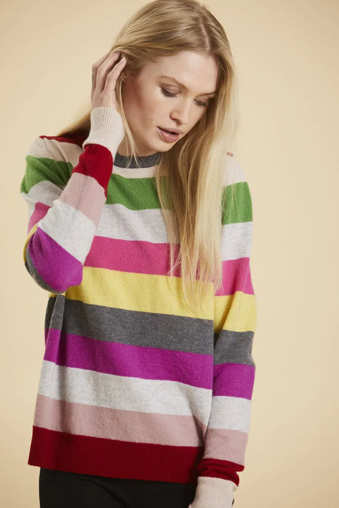 Sibin Linnebjerg Mabel Sweater - Multi stripe