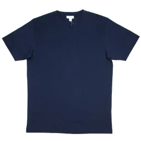 Sunspel - Short Sleeve Riviera Crew Neck T-shirt - Navy