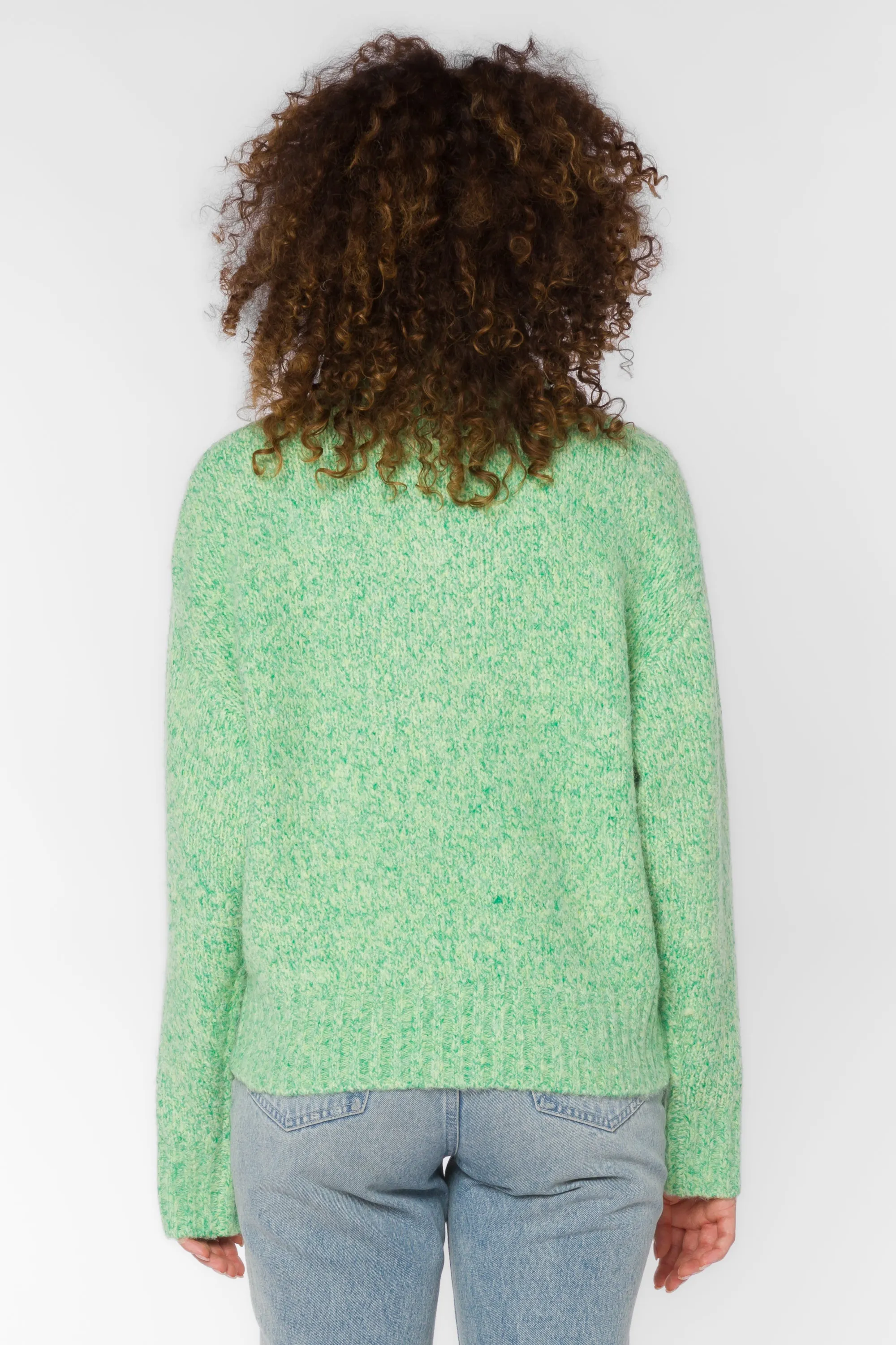 Tillie Marled Green Sweater