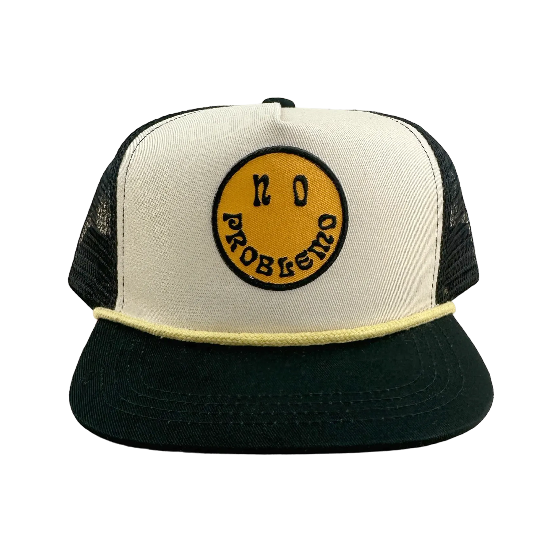 Tiny Whales No Problemo Natural / Black Trucker Hat