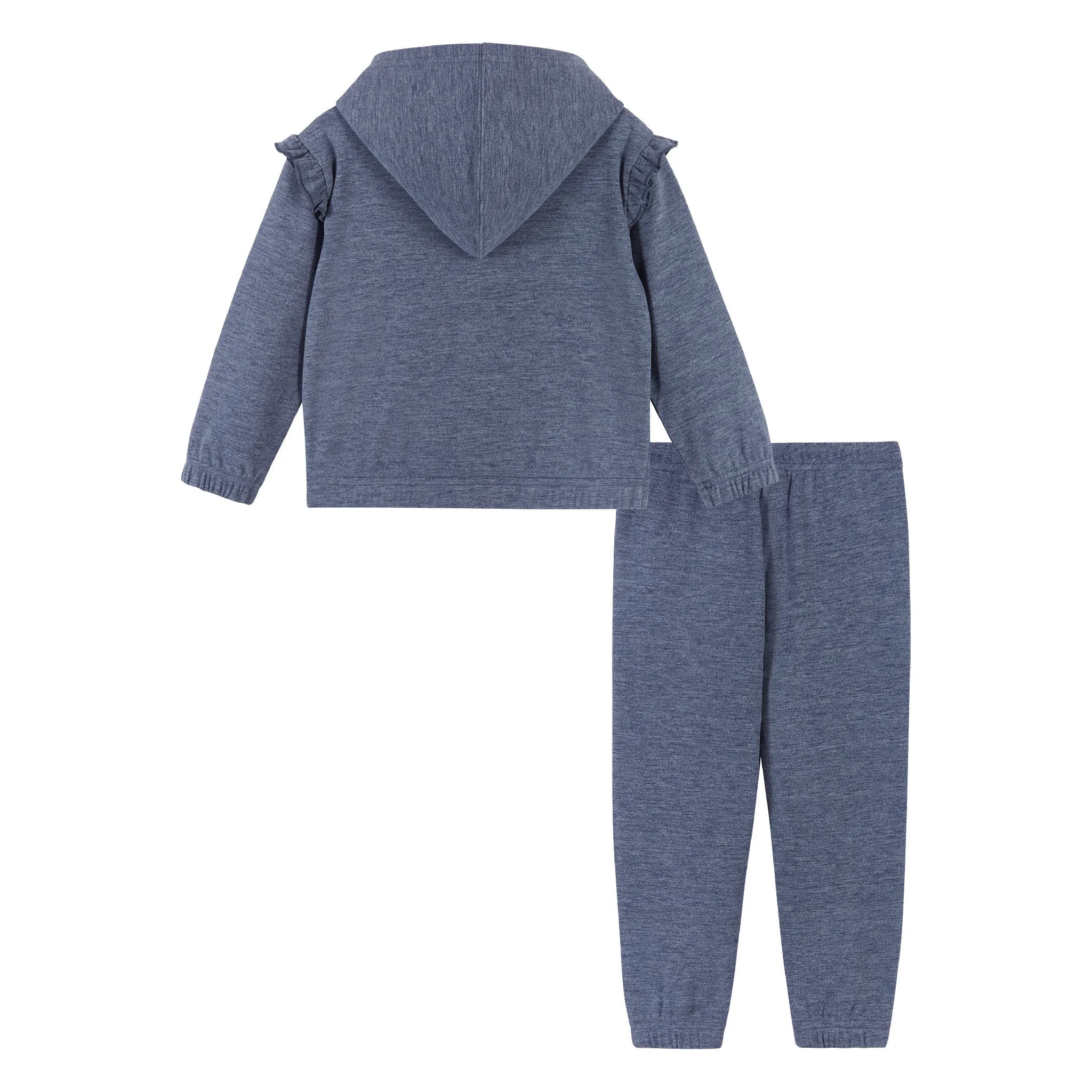 Ultra Soft Ruffle Sweatshirt Set | Navy