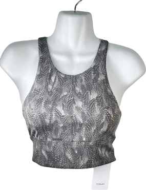 Varley Grey Print Let's Move Sports Bra BNWT UK 8