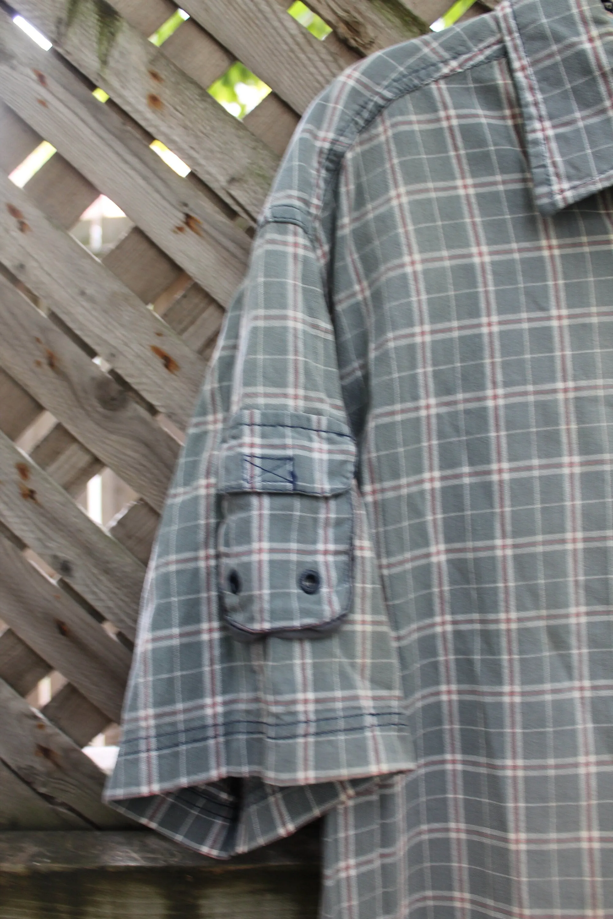 Vintage 1990S Tommy Hilfiger Tommy Jeans Button Up Plaid Shirt / Tommy Hilfiger / 90s / Utility Shirt / Vintage Button Up