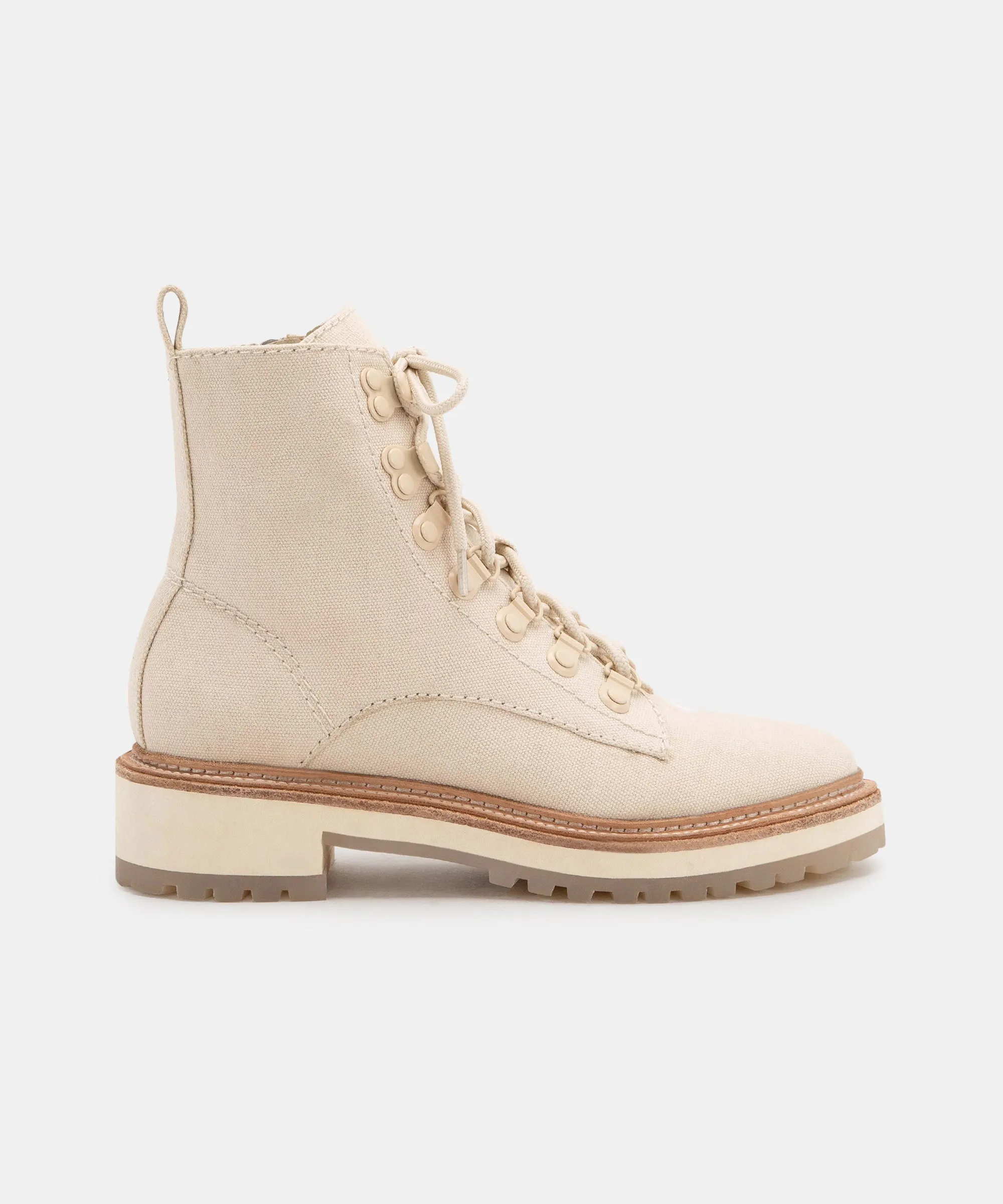 WHITNY BOOTS SANDSTONE CANVAS re:vita