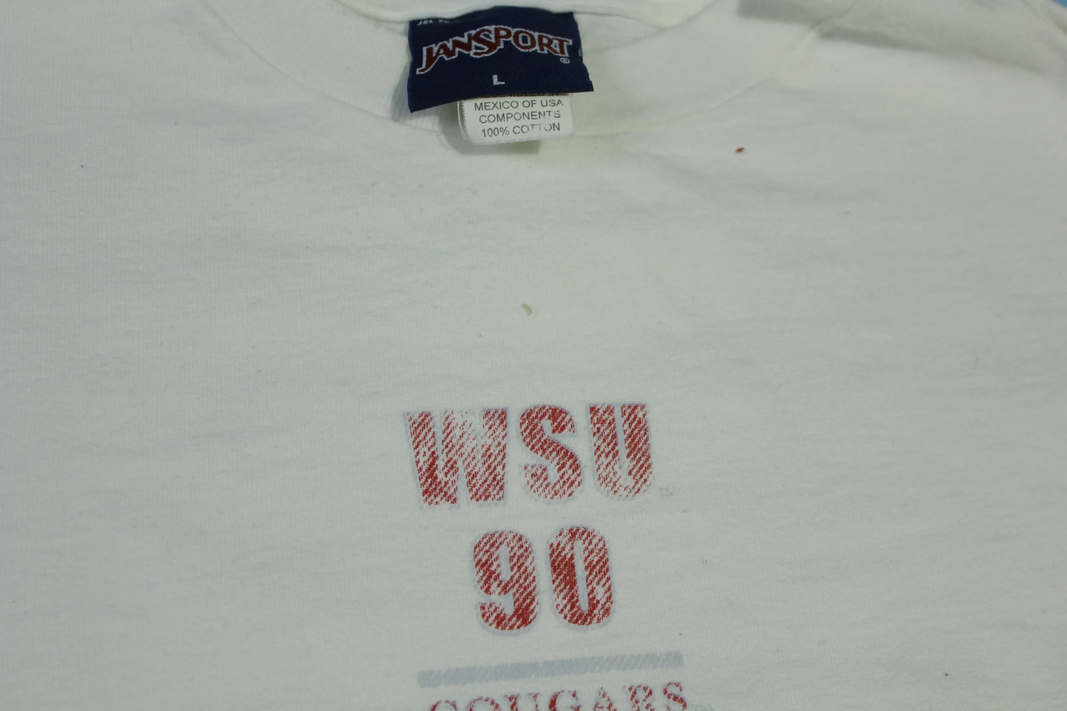 WSU Washington State Cougars Vintage 1990 Long Sleeve Collegiate T-Shirt