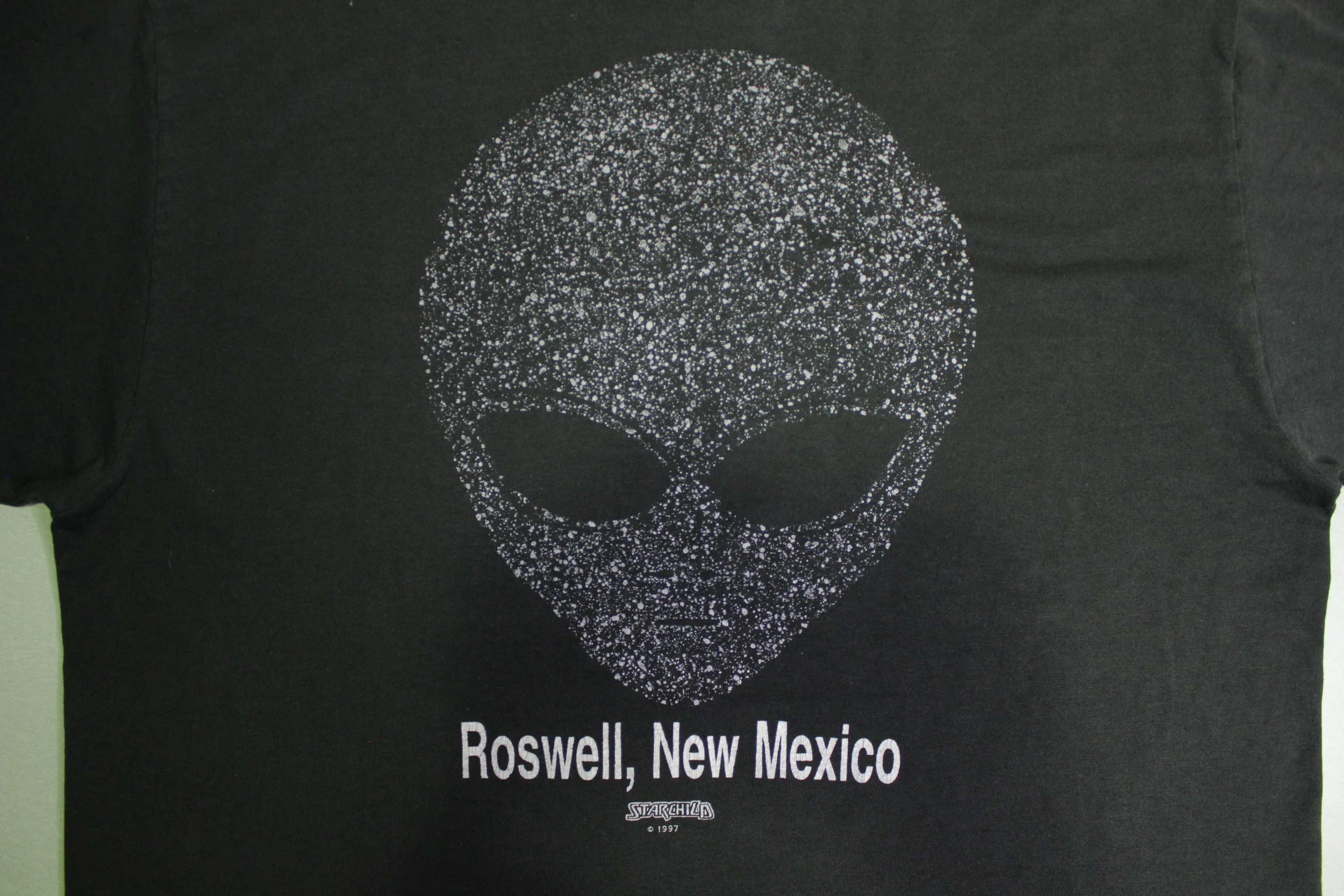 X Files Trust No One 1997 Vintage Starchild Grey Alien Roswell New Mexico 90's T-Shirt